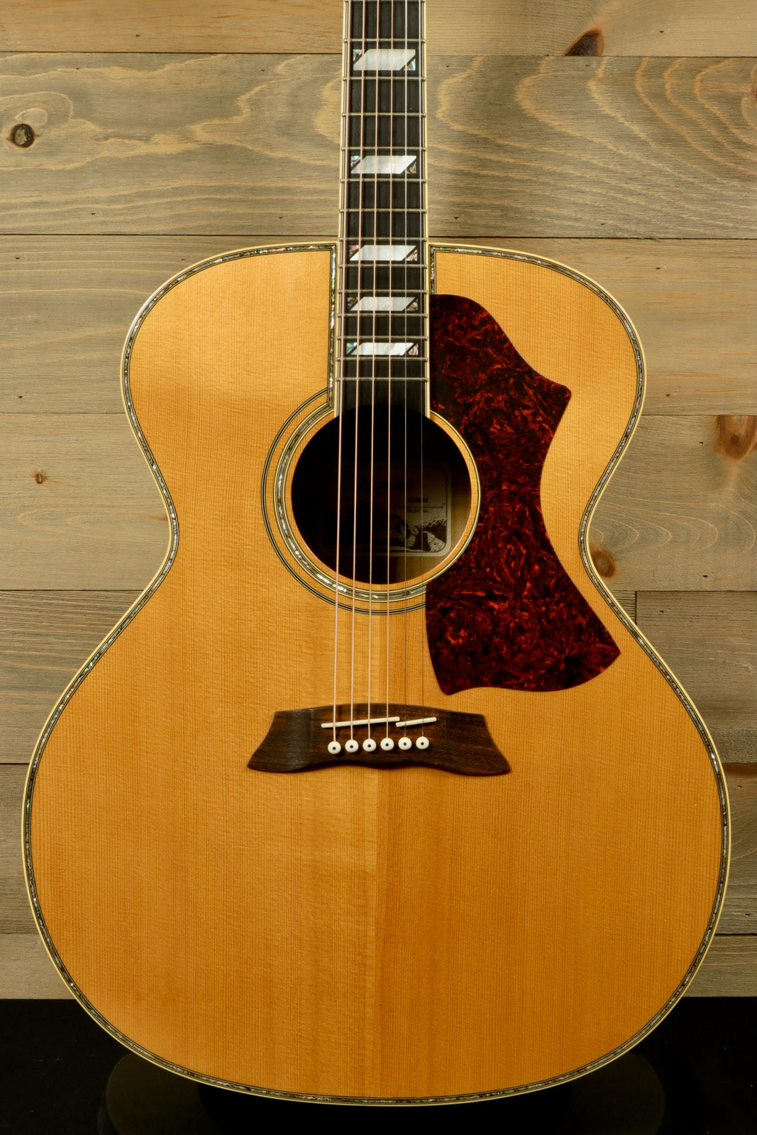Takamine AJ250S with Hardshell Case RARE acoustic guitar featuring beautiful wooden finish and intricate inlays