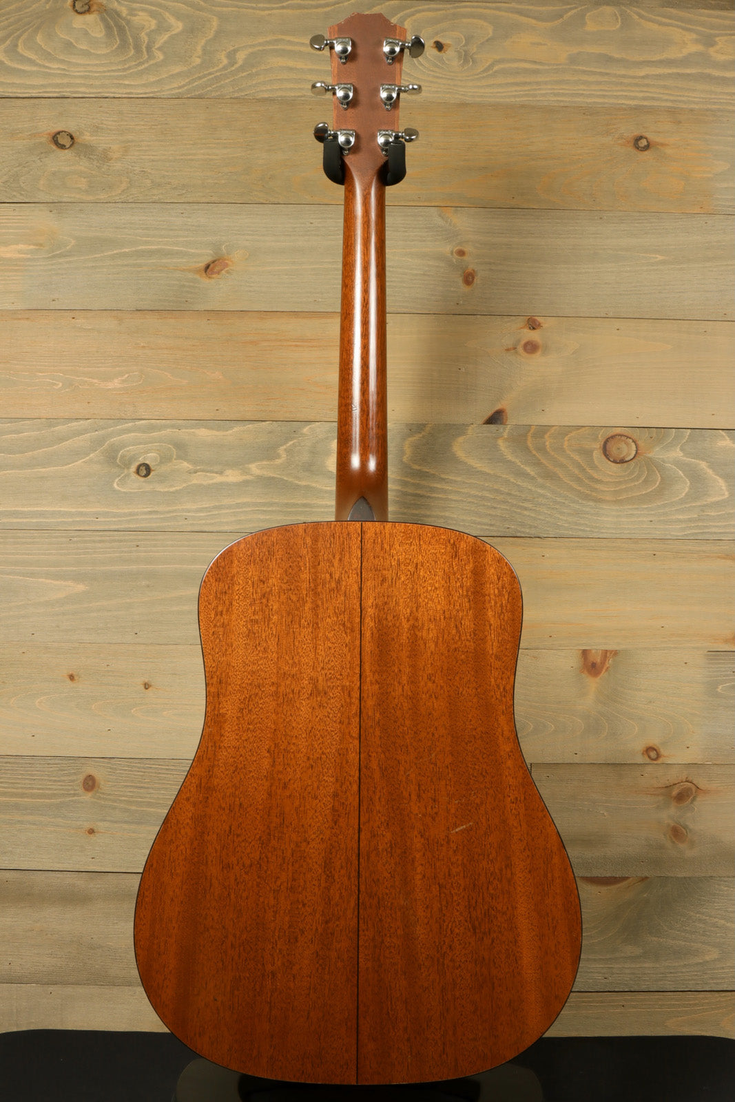 Back view of a 1997 Taylor 510 with Original Hardshell Case, featuring a warm mahogany finish
