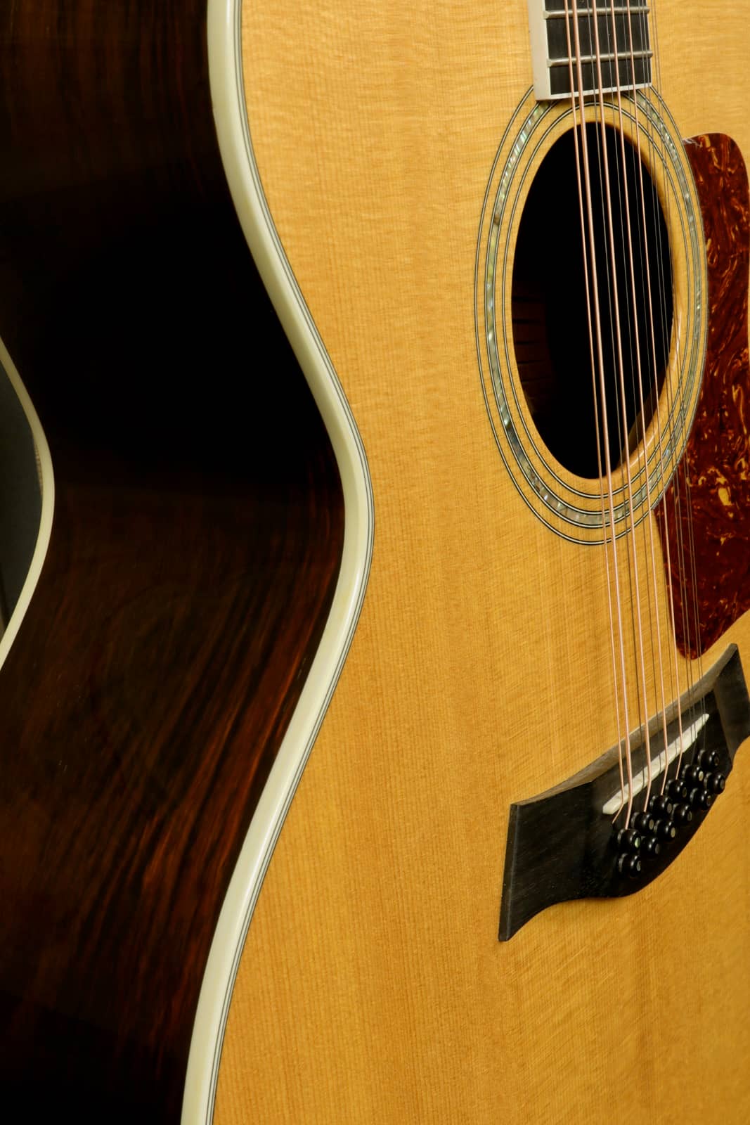 Taylor 2003 Taylor 855-CE L1 acoustic electric guitar, natural color, side view, used condition