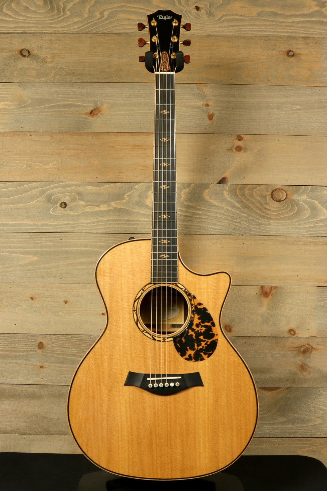 Used Taylor Cocobolo GA LTD guitar featuring a beautiful natural finish and intricate design