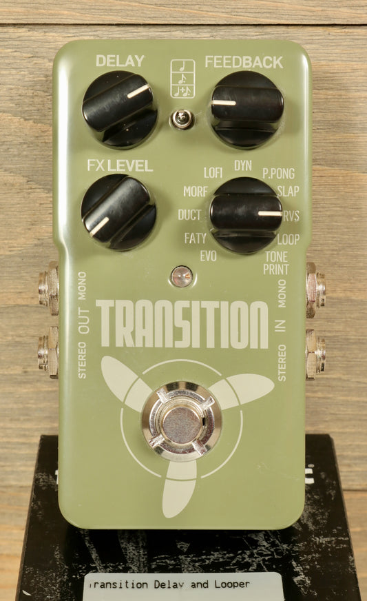 Tc Electronic Transition Delay And Looper - Limited Edition Flashback Pedal With Unique Tone Prints