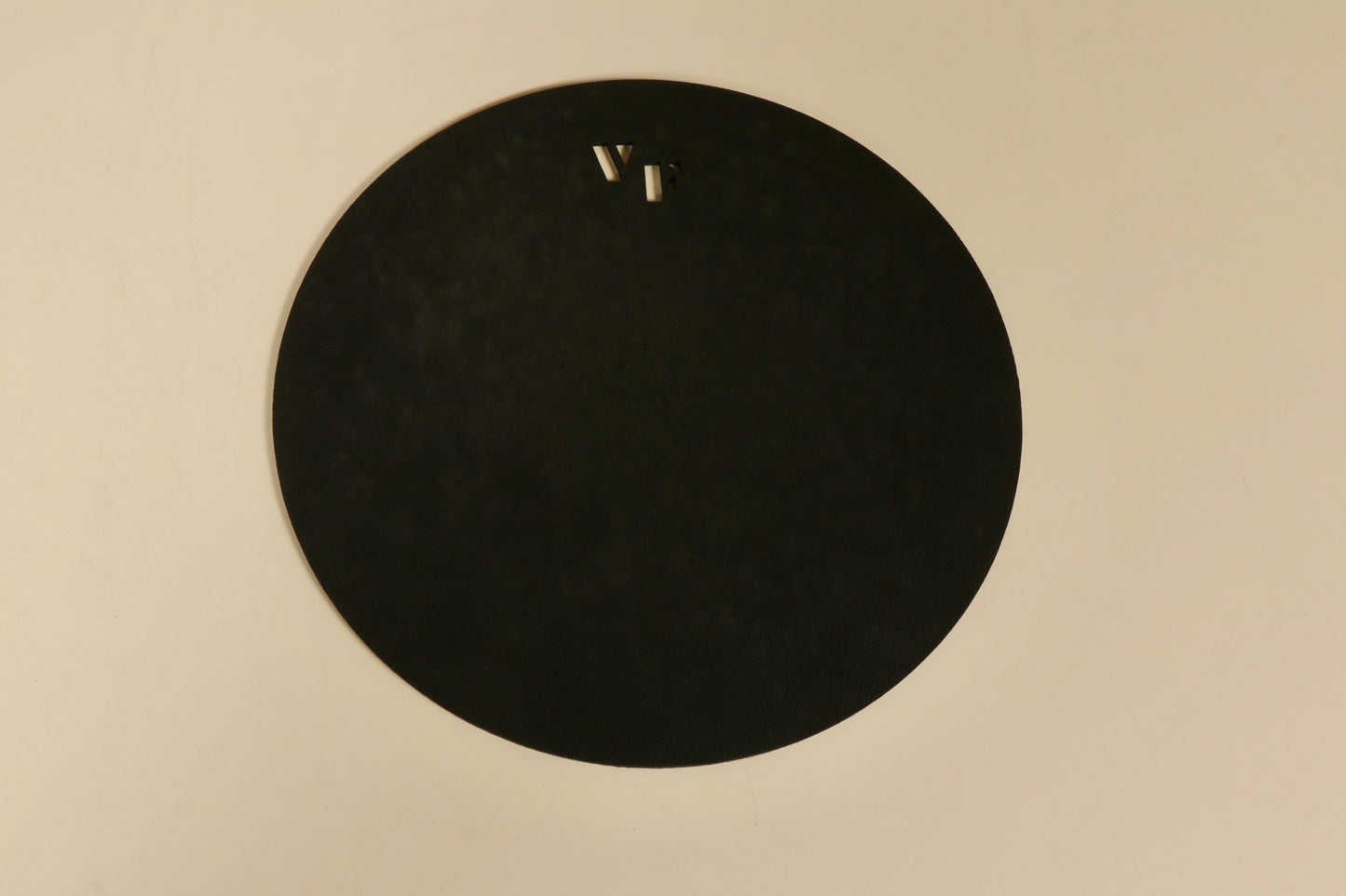 Used Vic Firth practice pad in black, ideal for drummers to enhance their skills silently