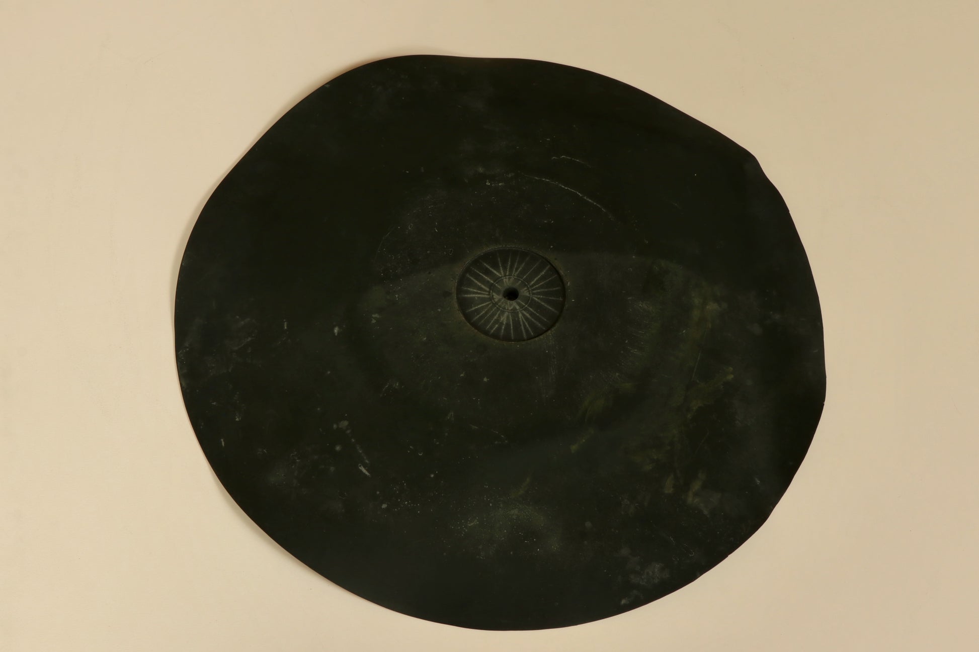 Used Vic Firth practice pad in black with a smooth surface for effective drumming practice