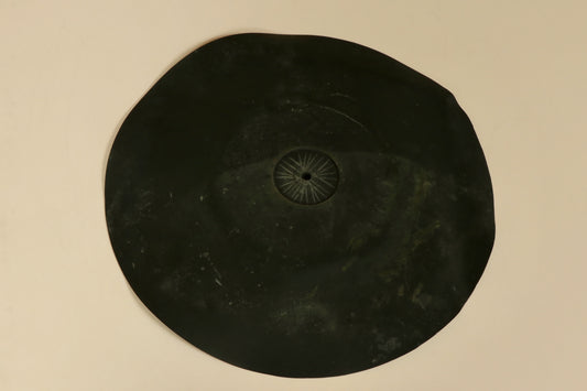 Used Vic Firth practice pad in black with a smooth surface for effective drumming practice