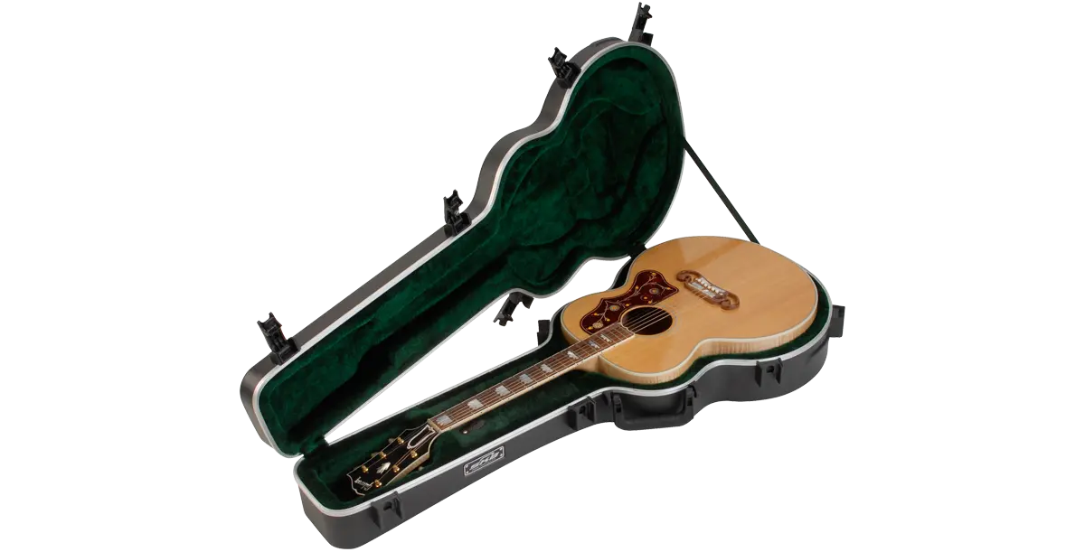 SKB Universal Jumbo Acoustic Deluxe Guitar Case - OVERSTOCK