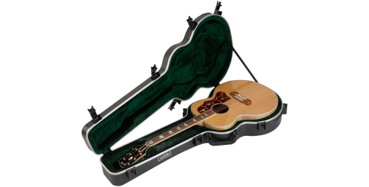 SKB Universal Jumbo Acoustic Deluxe Guitar Case - OVERSTOCK