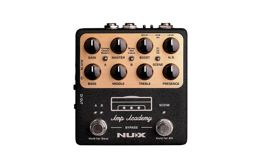 NUX Amp Academy Amp Modeler, IR Loader, and 16 Effects Pedal