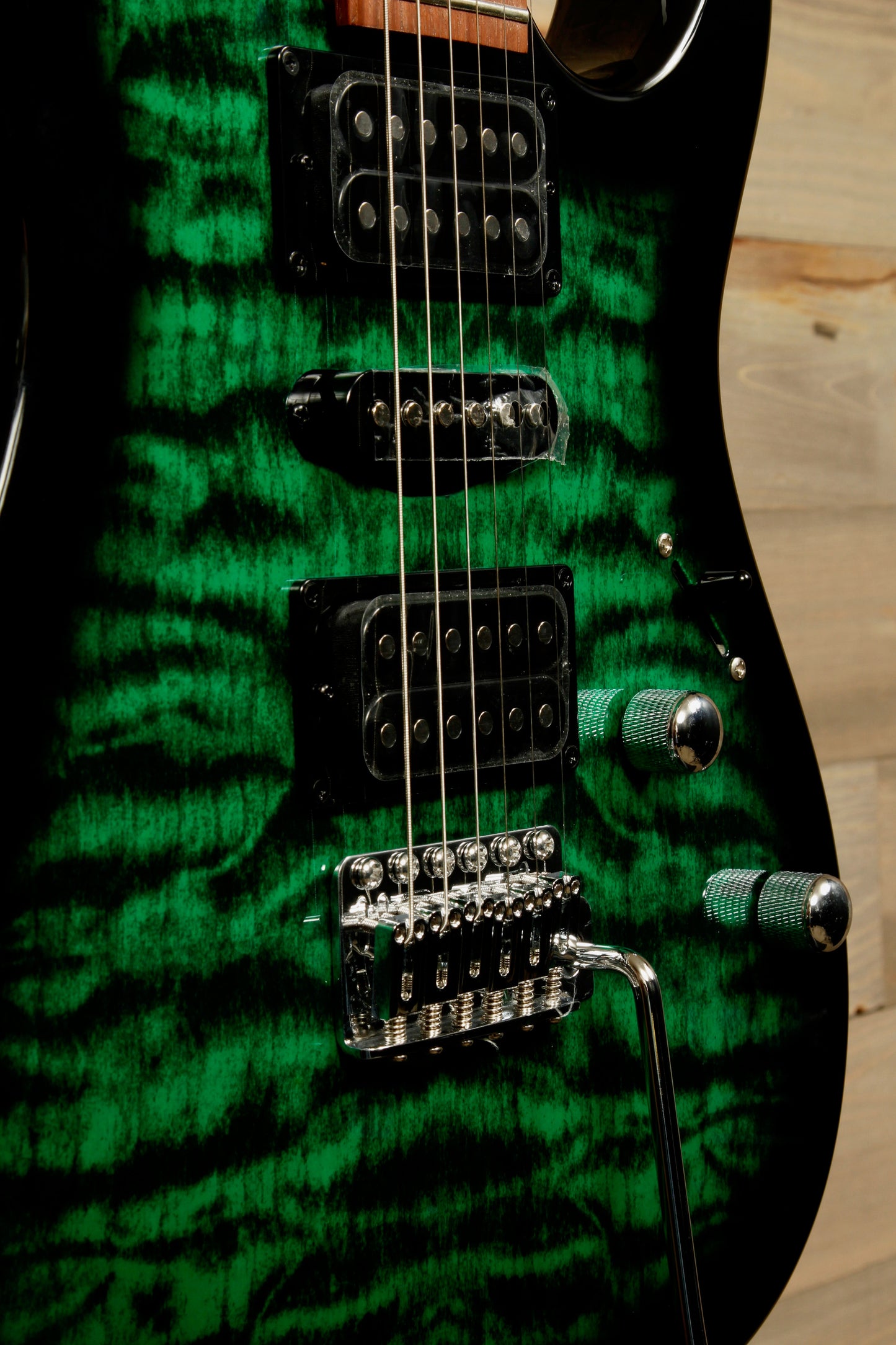 Ibanez GRX70QA - Transparent Emerald Burst Ibanez
