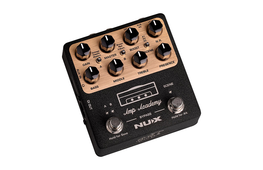 NUX Amp Academy Amp Modeler, IR Loader, and 16 Effects Pedal