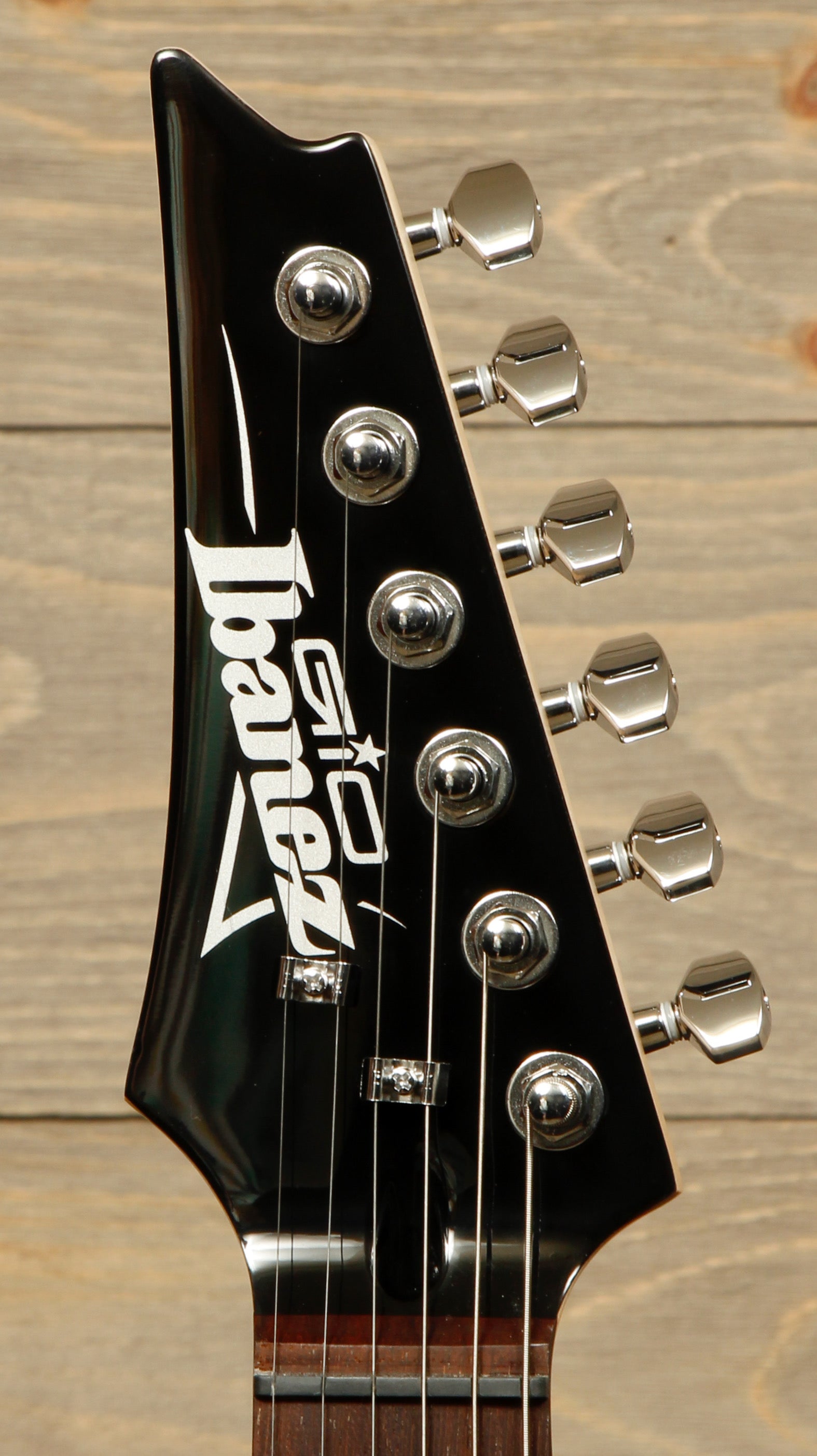 Ibanez GRX70QAL (Left-handed) - Transparent Blue Burst.