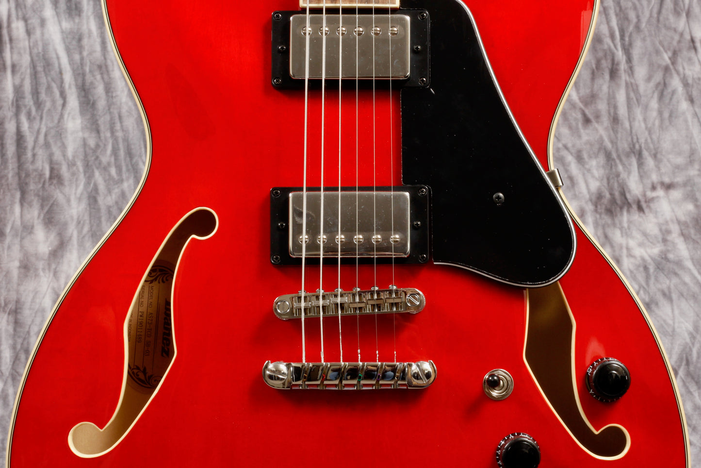 Ibanez AS Artcore 6str Electric Guitar  - Transparent Cherry Red.