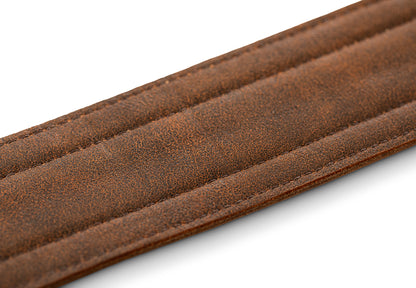 Taylor Wings Strap,Dark Brown Leather,2.5"