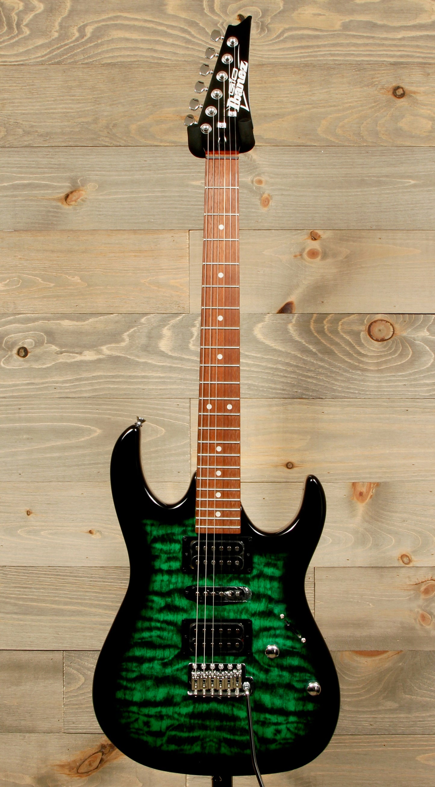 Ibanez GRX70QA - Transparent Emerald Burst Ibanez
