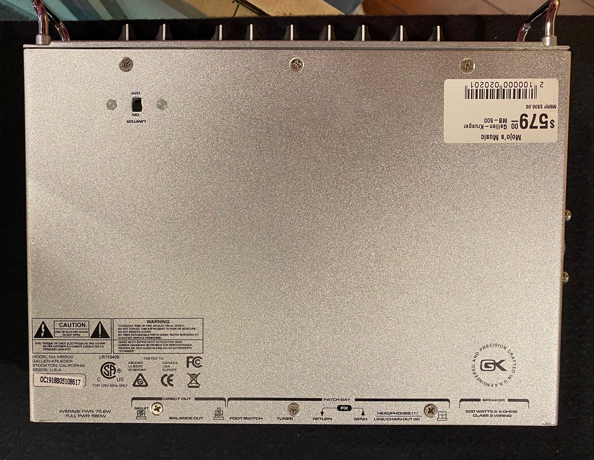 Gallien-Krueger MB-500.