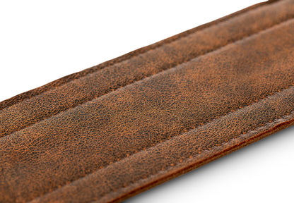Taylor Wings Strap,Dark Brown Leather,3"
