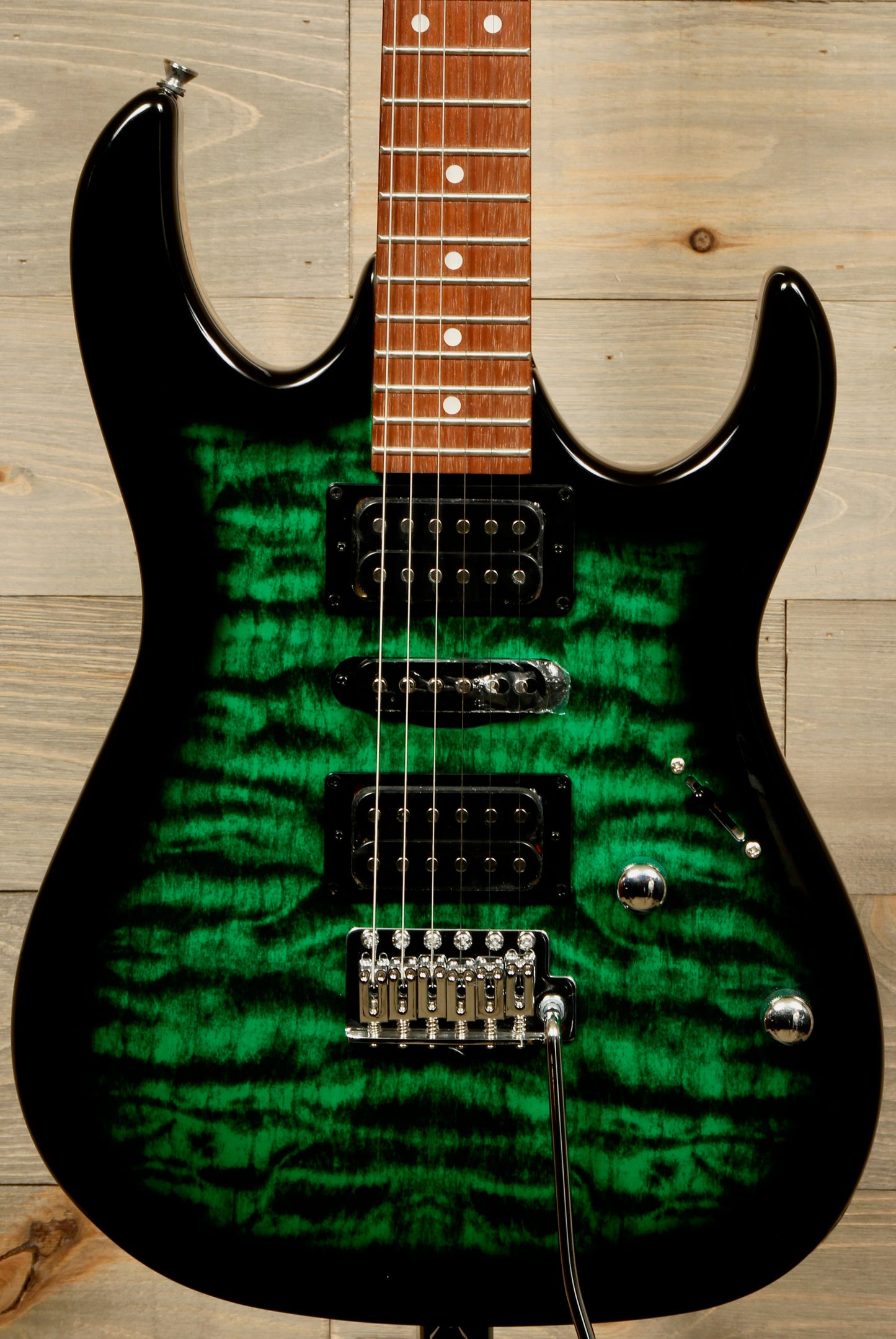 Ibanez GRX70QA - Transparent Emerald Burst Ibanez
