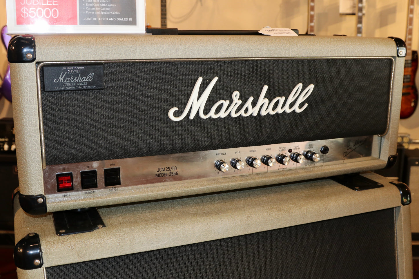 Marshall Silver Jubilee (1987) 100 Watt Half Stack 2555 Vintage (USED)