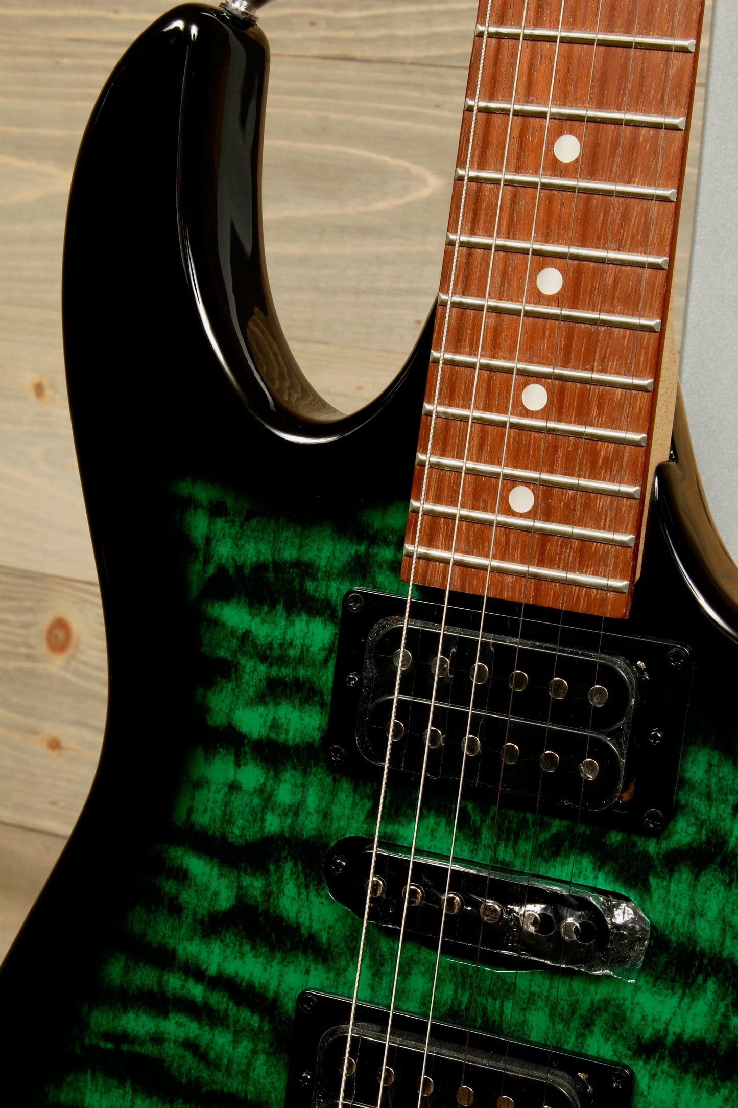 Ibanez GRX70QA - Transparent Emerald Burst Ibanez