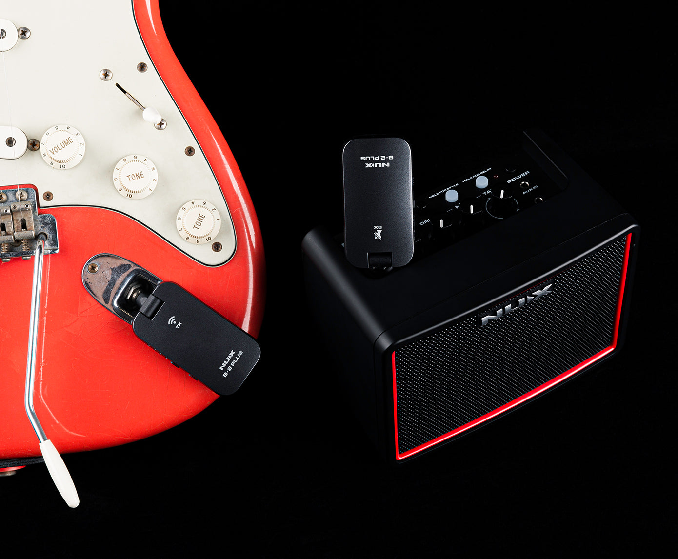 NUX B-2 Plus Black Guitar Wireless System