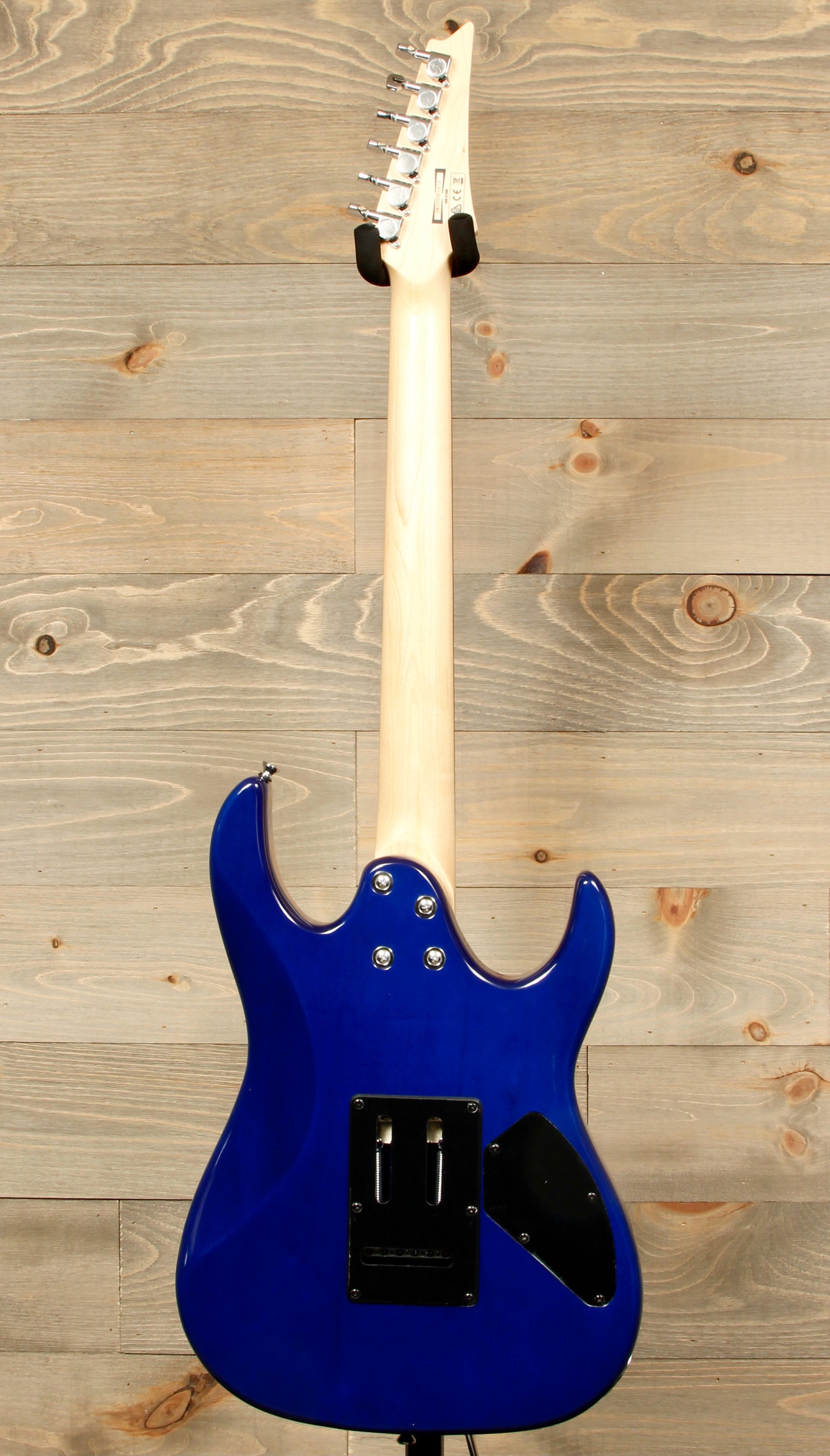Ibanez GRX70QAL (Left-handed) - Transparent Blue Burst.