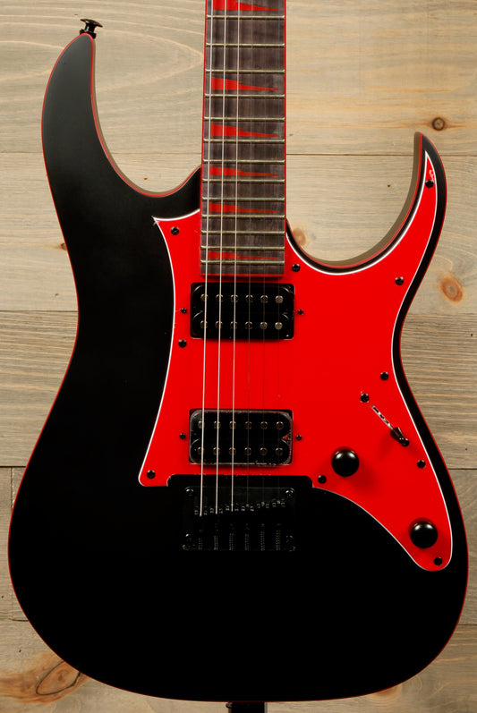 Ibanez GRG131DXBKF Electric Guitar - Black Flat Ibanez