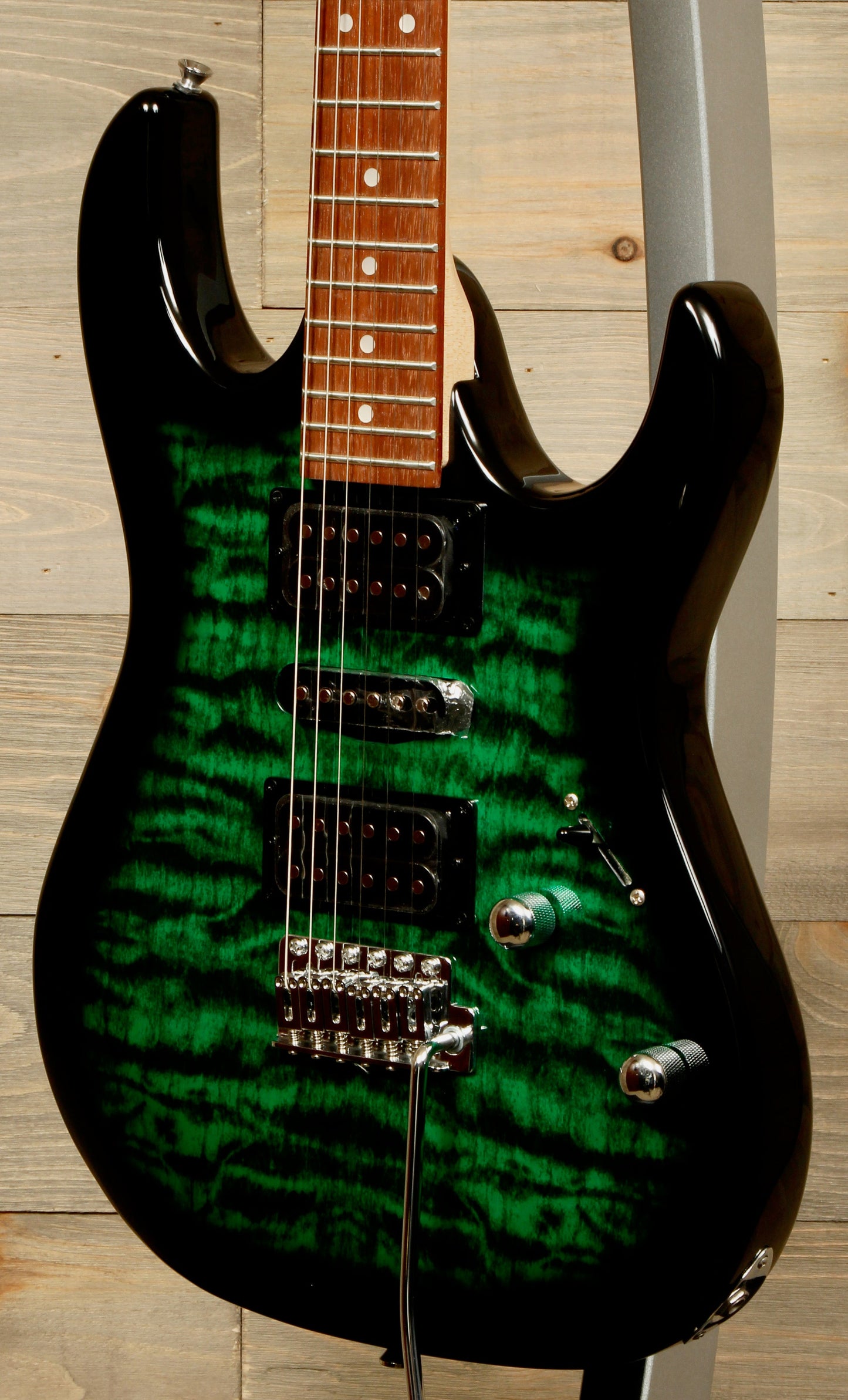 Ibanez GRX70QA - Transparent Emerald Burst Ibanez