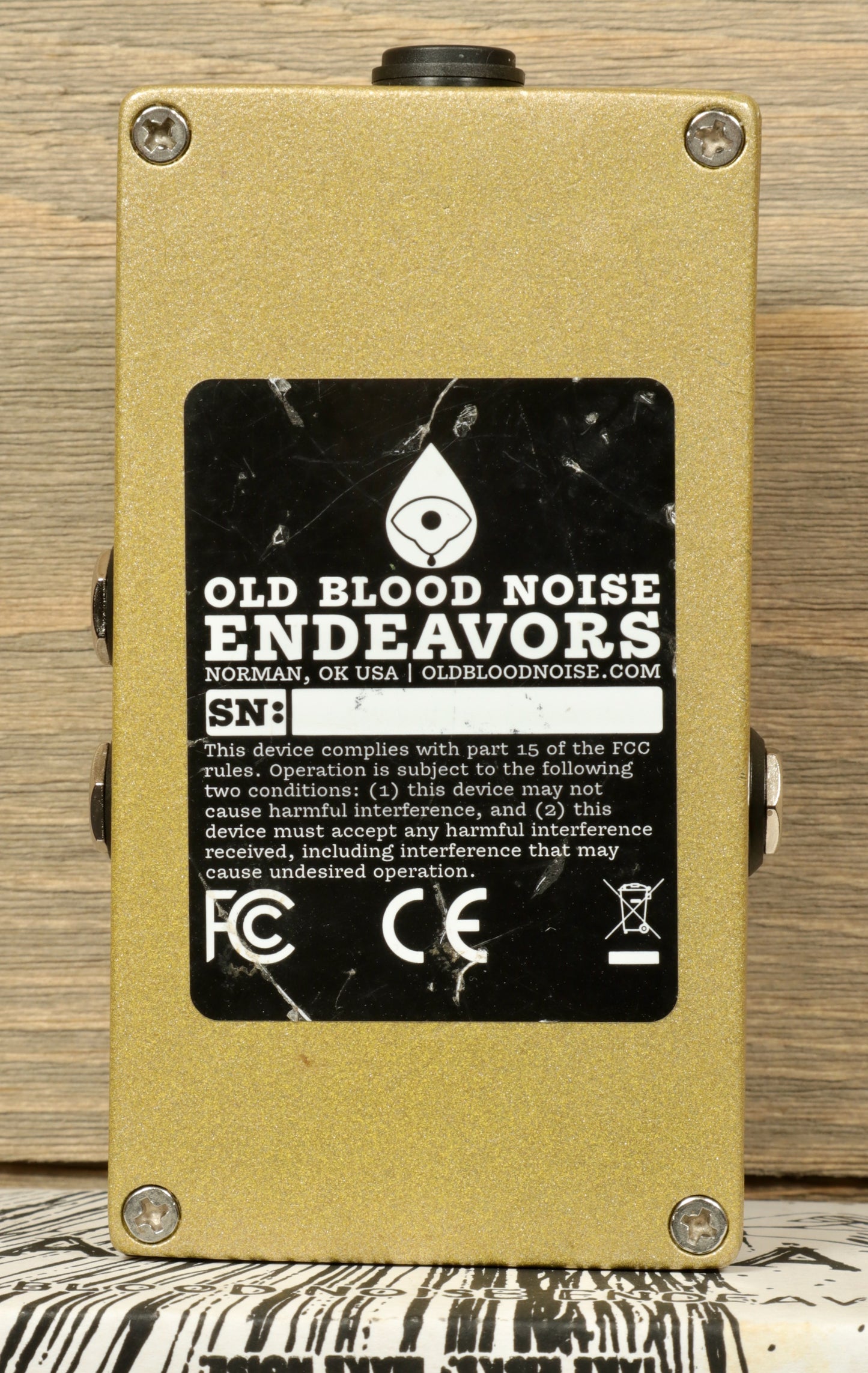 Old Blood Noise Endeavors Dark Star (Special Edition Bold Red Ink) (USED)